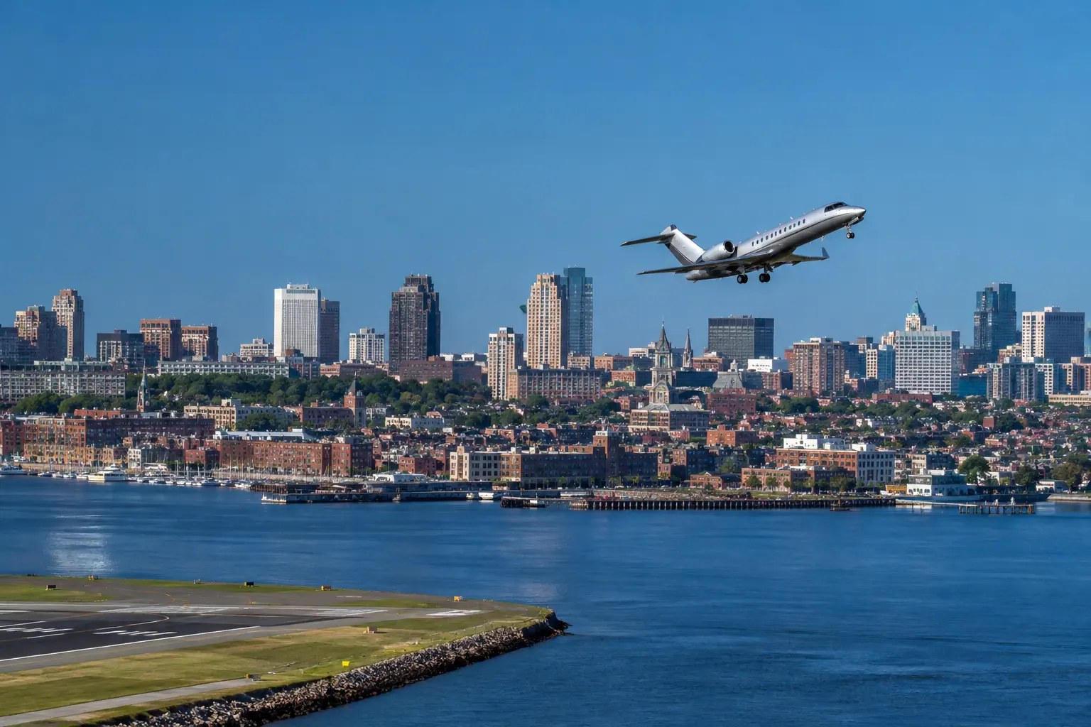 Private jet Boston to Los Angeles